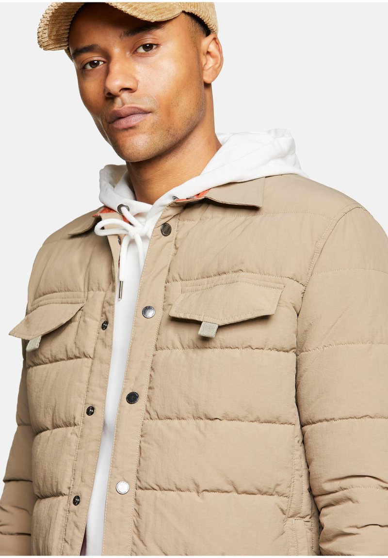 Herren Leichte Jacken | Colours & Sons PUFFER Winterjacke beige - TY28241 Herren Leichte Jacken | Colours & Sons PUFFER Winterjacke beige - TY28241