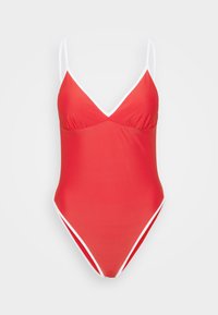 FLAT POP BINDING ONE PIECE  - Fürdőruha - red