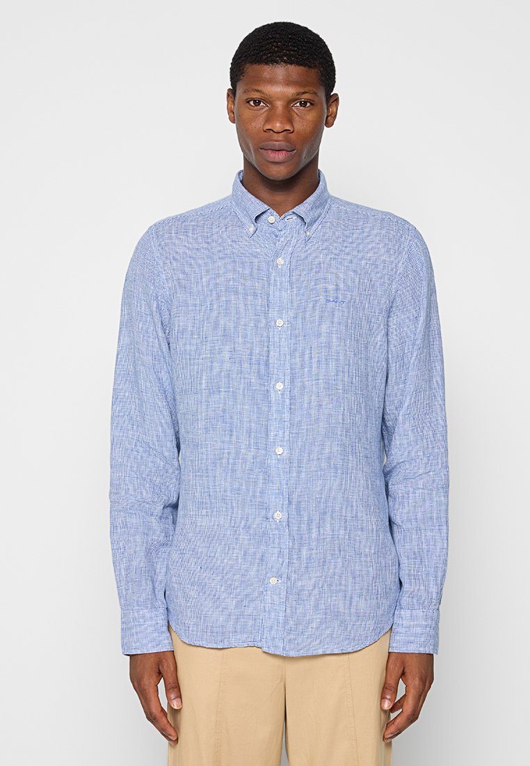 Gant Overhemd blauwgrijs