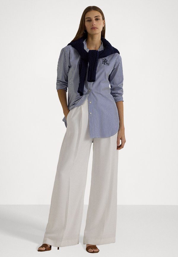 RELAXED FIT STRIPED STRETCH COTTON SHIRT - Button-down blouse2