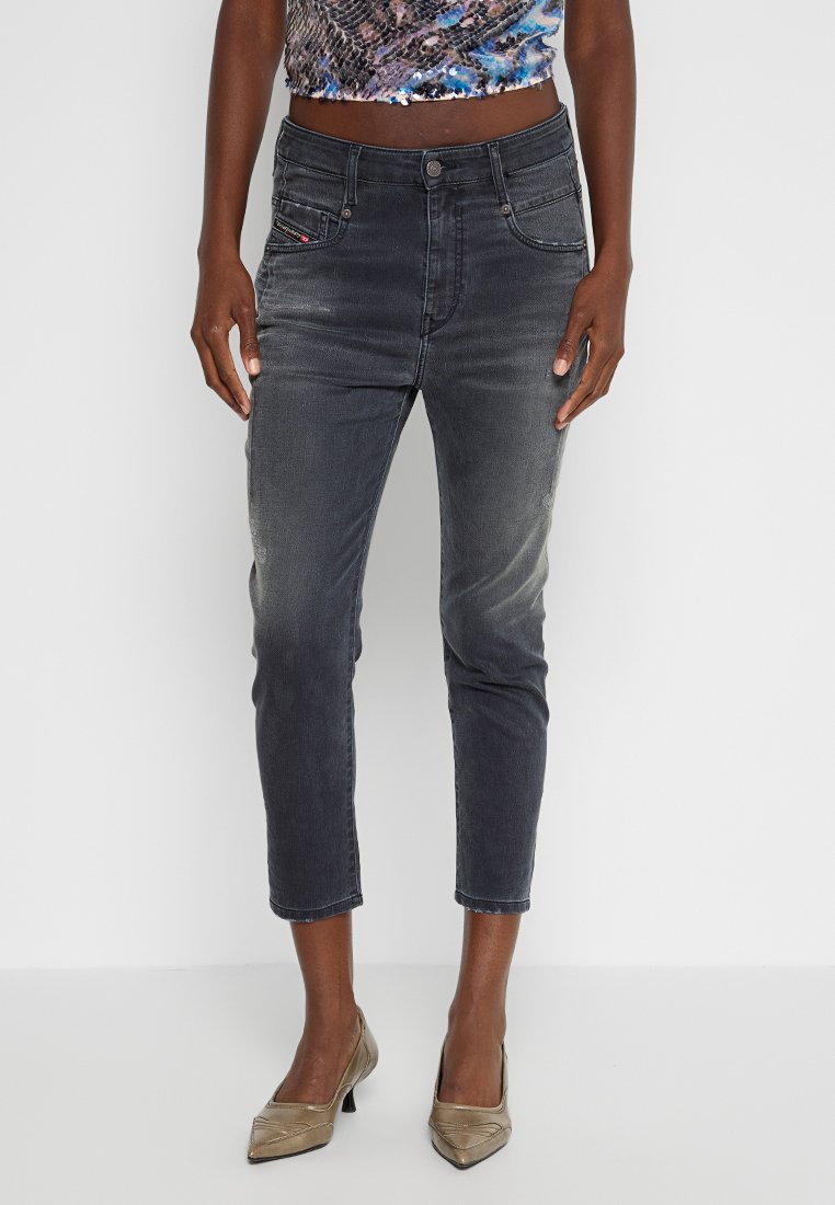 Diesel Jeans Tapered Fit donkergrijs