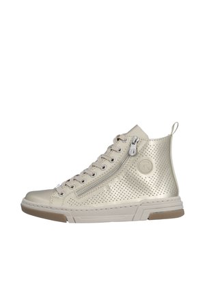 High-top trainers - gold