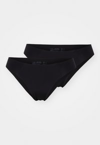 FEEL TINY TANGA 2 PACK - Kratke gaće - black