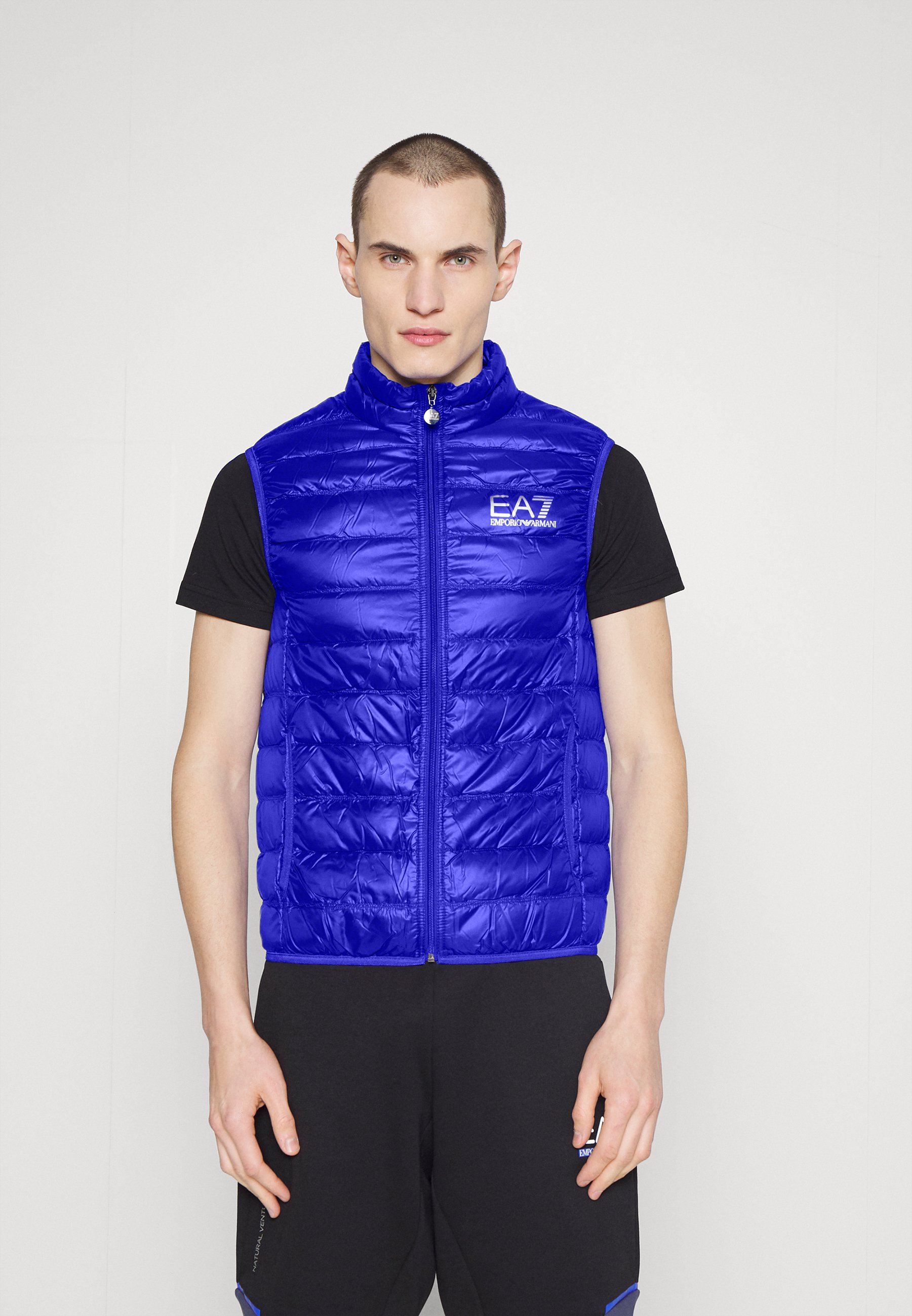 EA7 Emporio Armani DOWN WAIST COAT - Smanicato - royal blue/blu reale -  Zalando.it