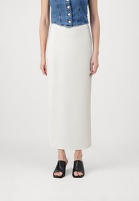 ONLY - ONLKINO MIDI SKIRT - Kokerrok - bright white Miniatuurafbeelding 1