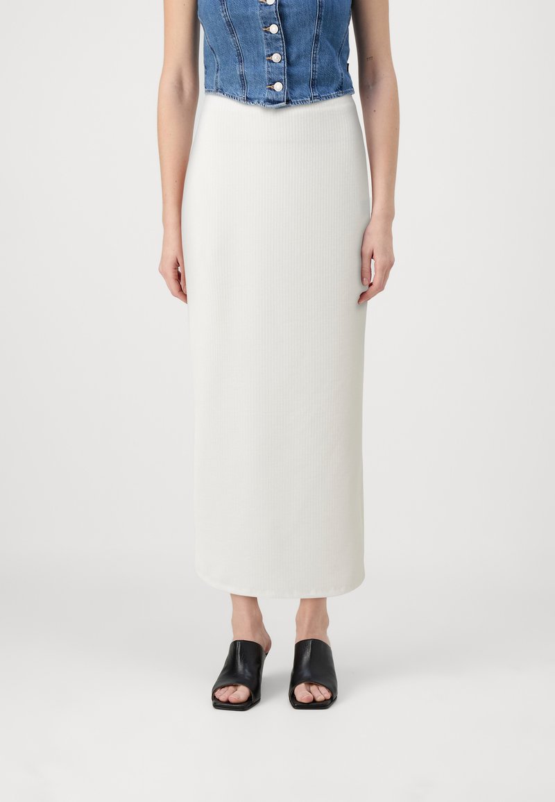 ONLY - ONLKINO MIDI SKIRT - Kokerrok - bright white, Vergroten