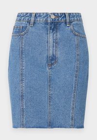 VIKENJA SHORT SKIRT - Jeansrok - medium blue denim