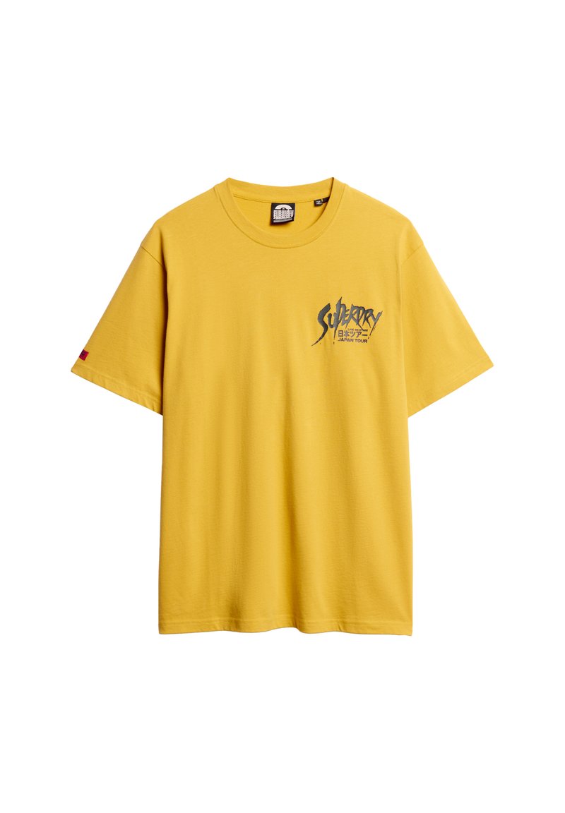 Superdry & Co T-shirt print geel Superdry & Co T-shirt print geel