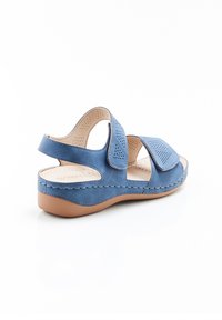 Damart OUVERTURE TOTALE PIEDICAL - Sandalias de cuña - blue