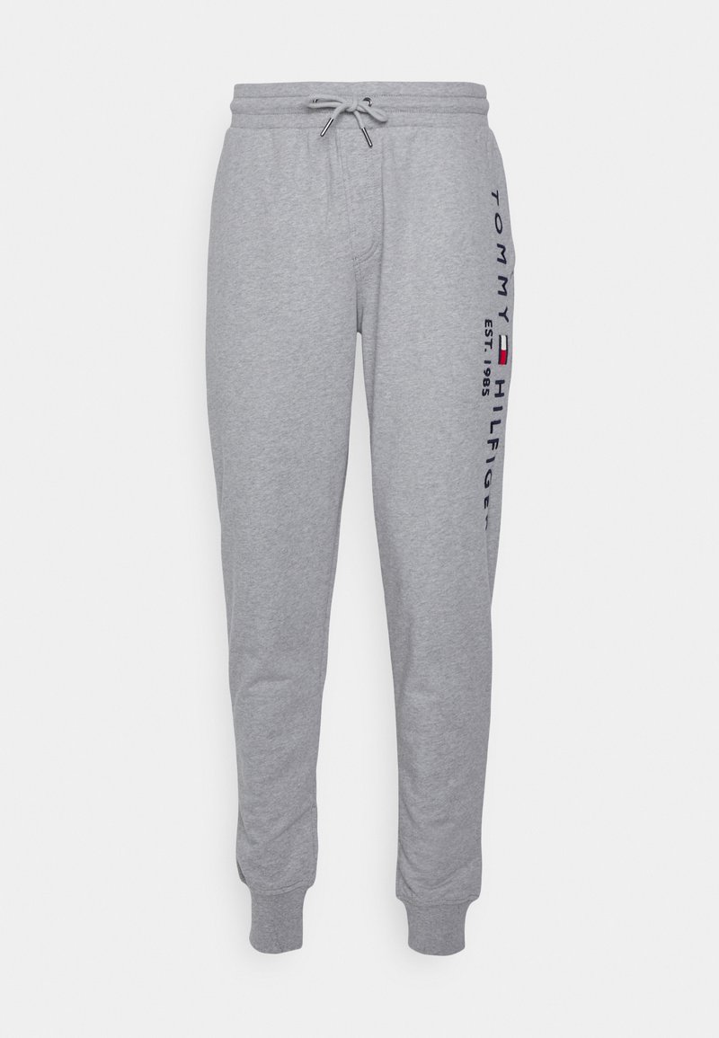 Tommy Hilfiger LOGO  - Calças de fato de treino - light grey heather