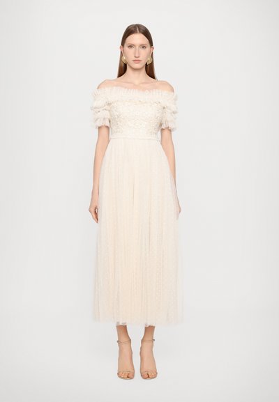 Needle & Thread MIDSUMMER BODICE OFF SHOULDER GOWN - Festklänning - exclusive cream