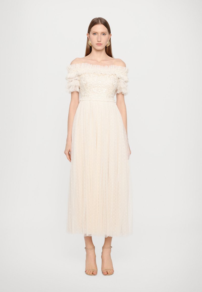 knee length dresses for ladies Off-Shoulder Ankle Gown