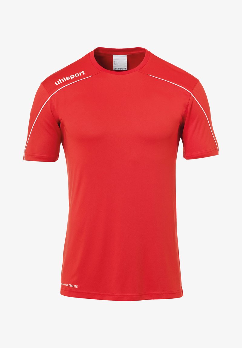 uhlsport STREAM - T-Shirt print - rot weiß