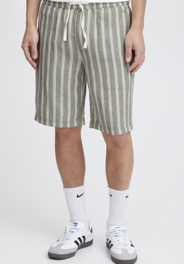 PROESHI LINEN MIX - Shorts - vetiver