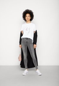 ONLY ONLLESLY OPEN LONG CARDIGAN  - Kardigán - black