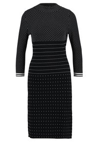 comma Gebreide jurk - black