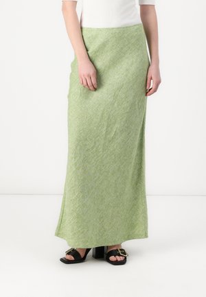 Samsøe Samsøe SAAGNETA LONG SKIRT - Maxiskjørt - peridot mel