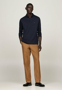 Tommy Hilfiger REGULAR LONG SLEEVE  - Poloshirt - desert sky