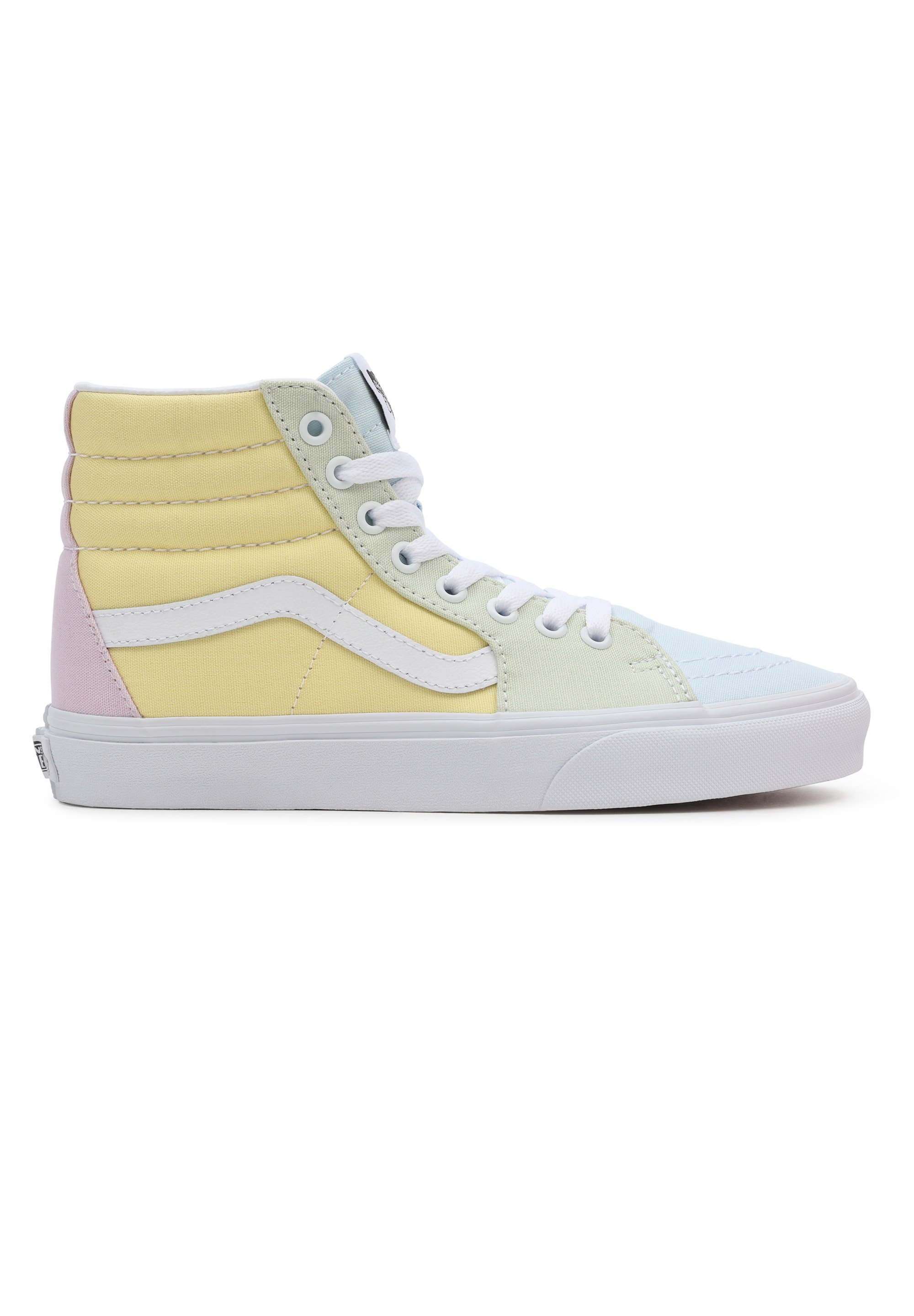 VANS PASTEL BLOCK SK8-HI MULTI/TRUE WHITE - VN0A7Q5NATD1 - KICKS