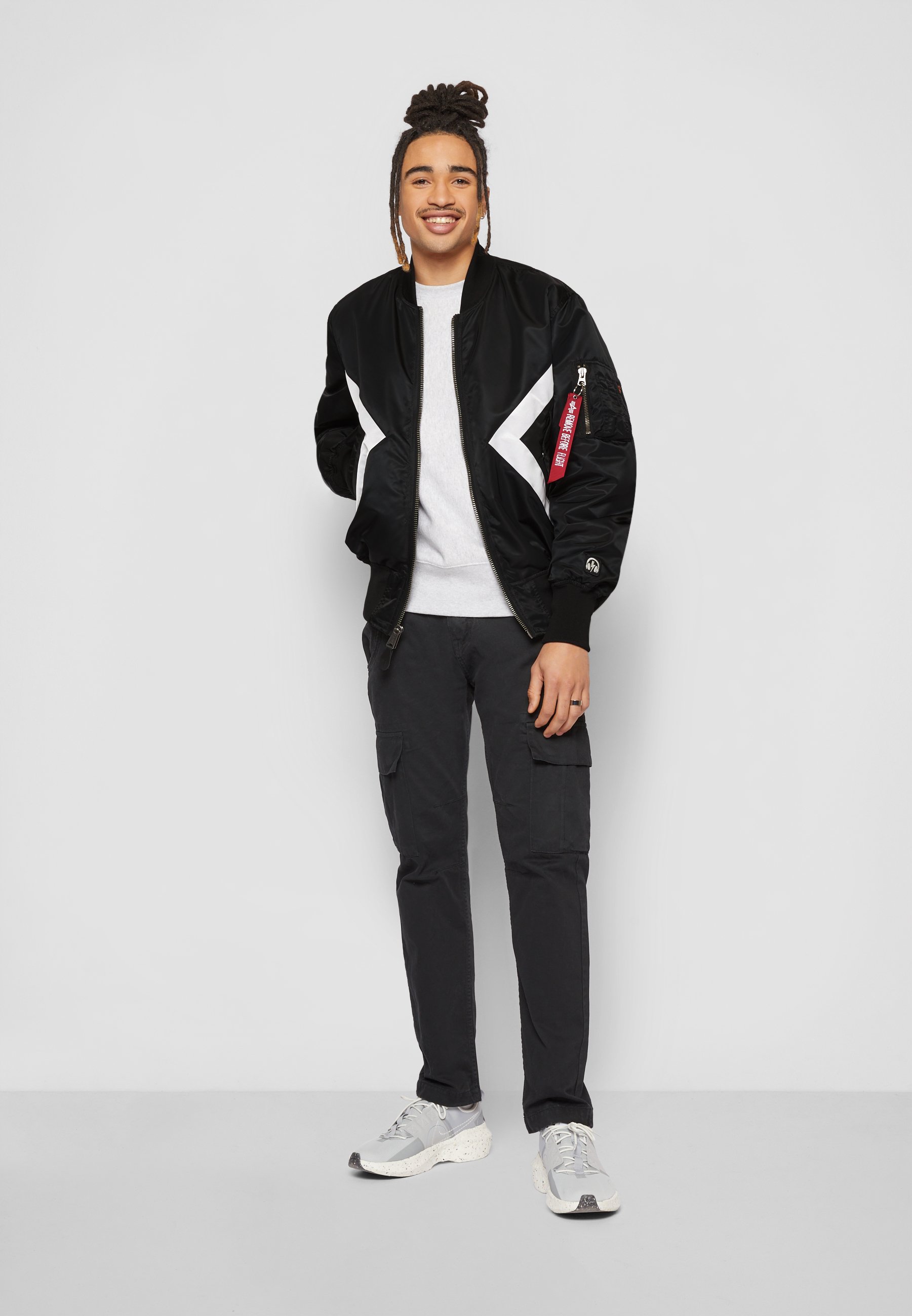 Alpha Industries NEIL BARRETT - Bomber Jacket - black - Zalando.ie