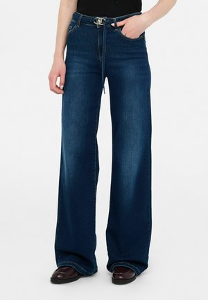 Jean flare - dark blue denim