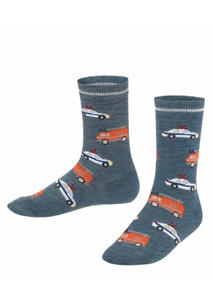 FALKE POLICE AND FIRE CARS - Chaussettes - light denim