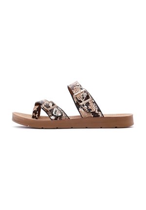 T-bar sandals - brown
