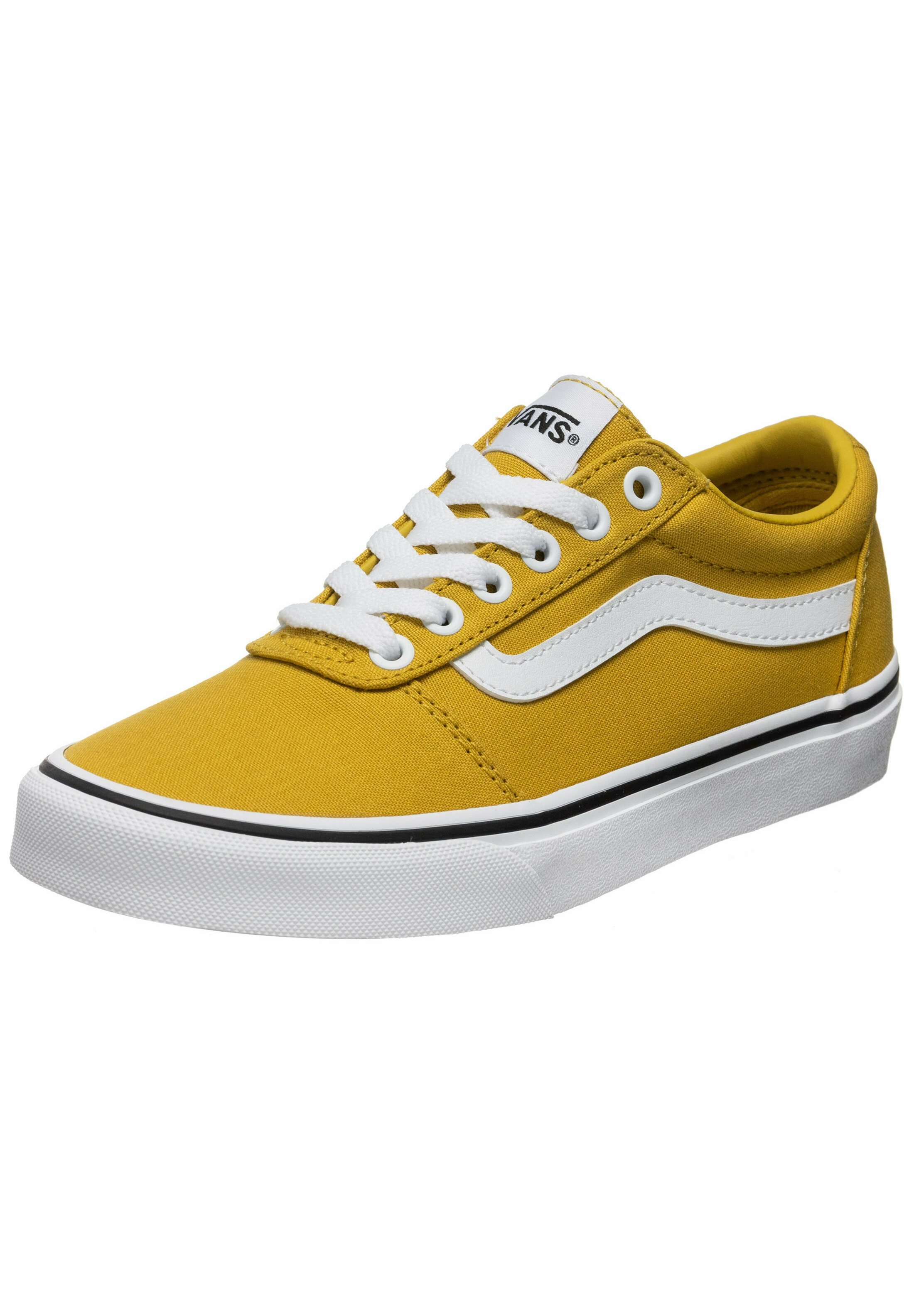 yellow vans low