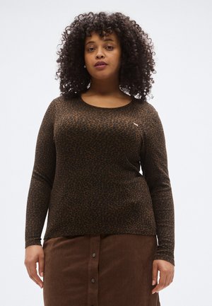 HAYES - Ilgarankovis viršutinės dalies drabužis - brown