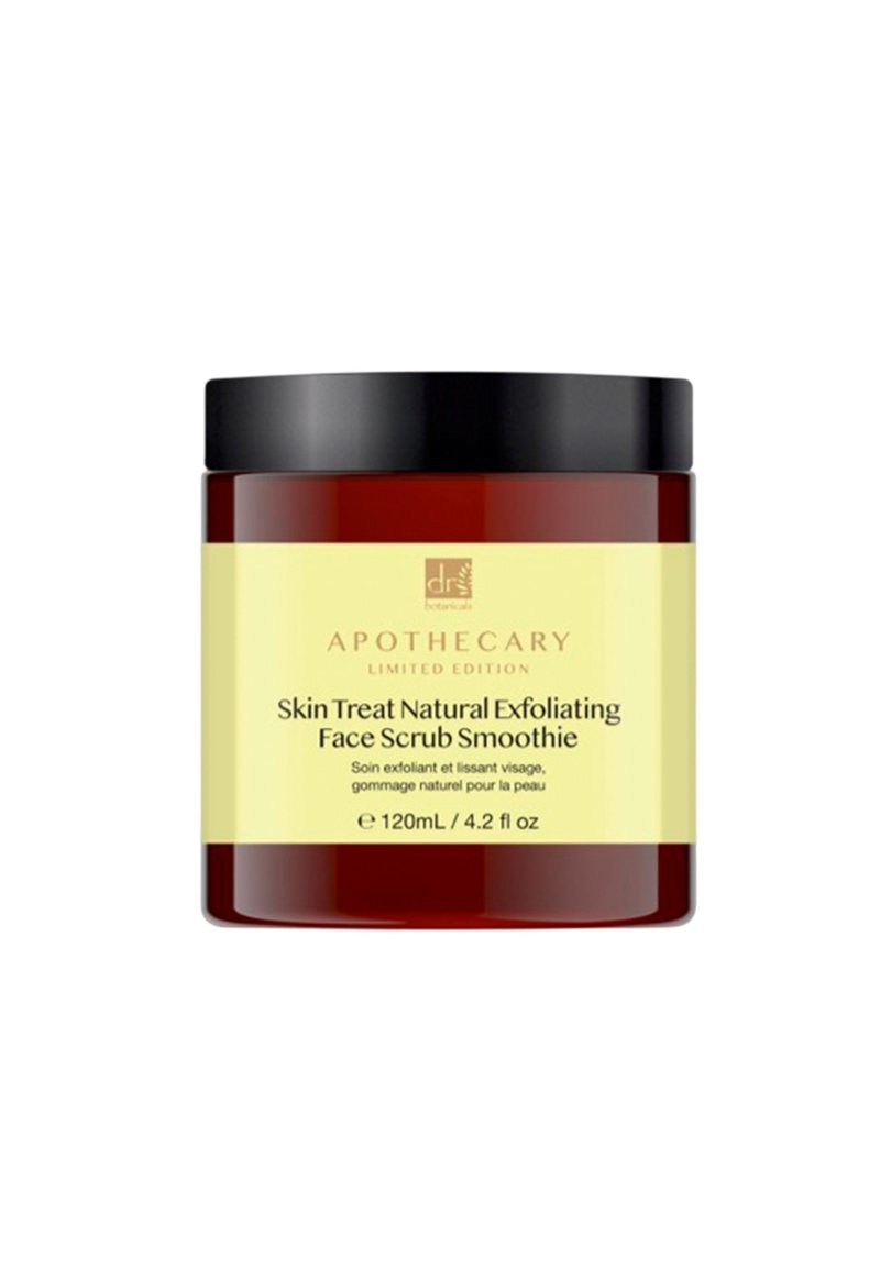 Dr Botanicals - SKIN TREAT EXFOLIATING FACE SCRUB SMOOTHIE 120ML - Peeling, Powiększ