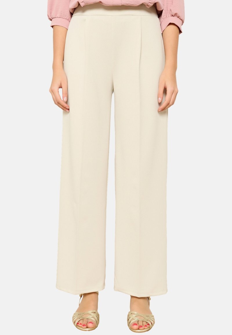 LolaLiza LOOSE-FITTING - Trousers - lt beige