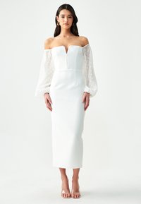 BWLDR BROWNE MIDI  - Laisvo kirpimo suknelė - white