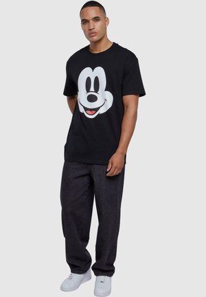 DISNEY MICKEY FACE - Majica kratkih rukava s printom - black