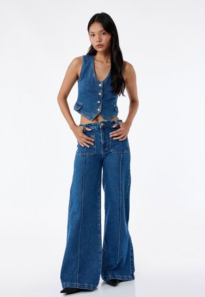 Wide leg - blue denim