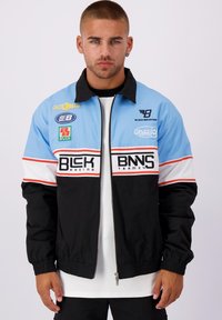 Kinderen motorjack, bikerjack, racing jack groen, (M), zwart/groen, 128