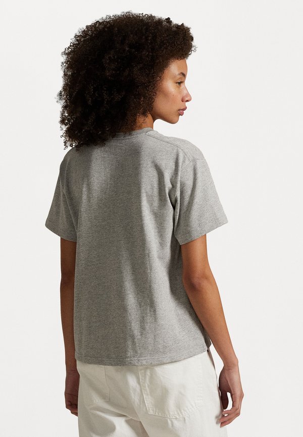 RELAXED FIT COTTON JERSEY TEE - Basic T-shirt - cobblestone heather3