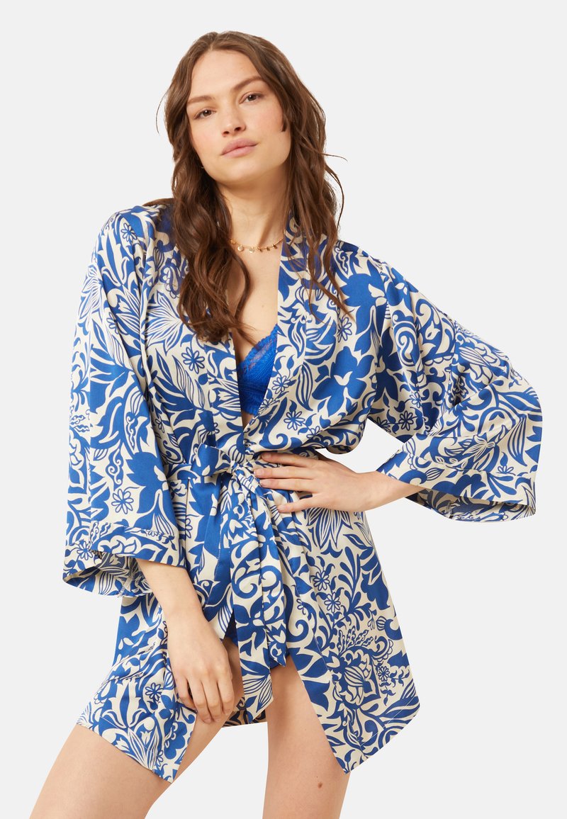 Etam MANTRA Bademantel bleu roi/blau Zalando.de