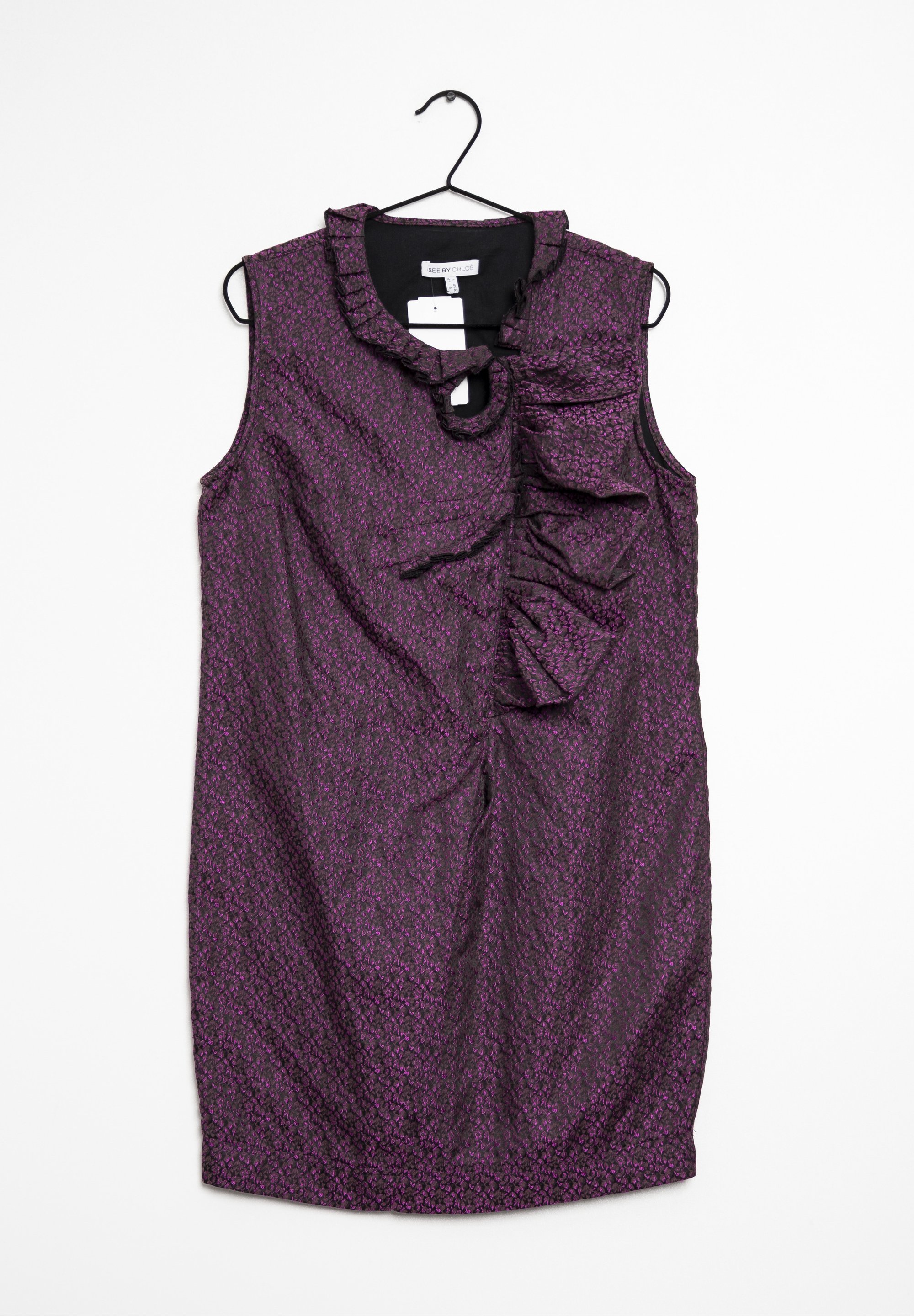 see by chloe purple dress Y2K Purple Crushed Velvet Mini Dress by See by Chloe