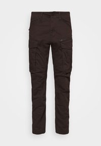 ROVIC ZIP TAPERED - Cargo hlače - deep brown