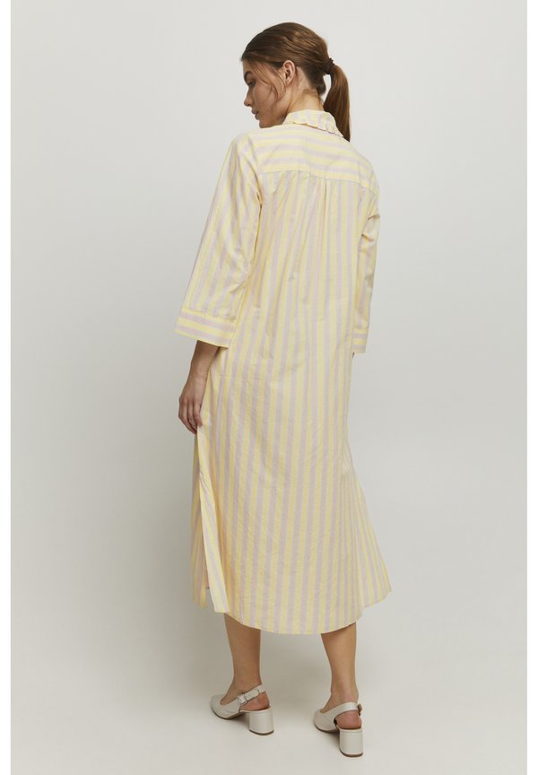 BYGAMINE - Shirt dress - lemon meringue mix4