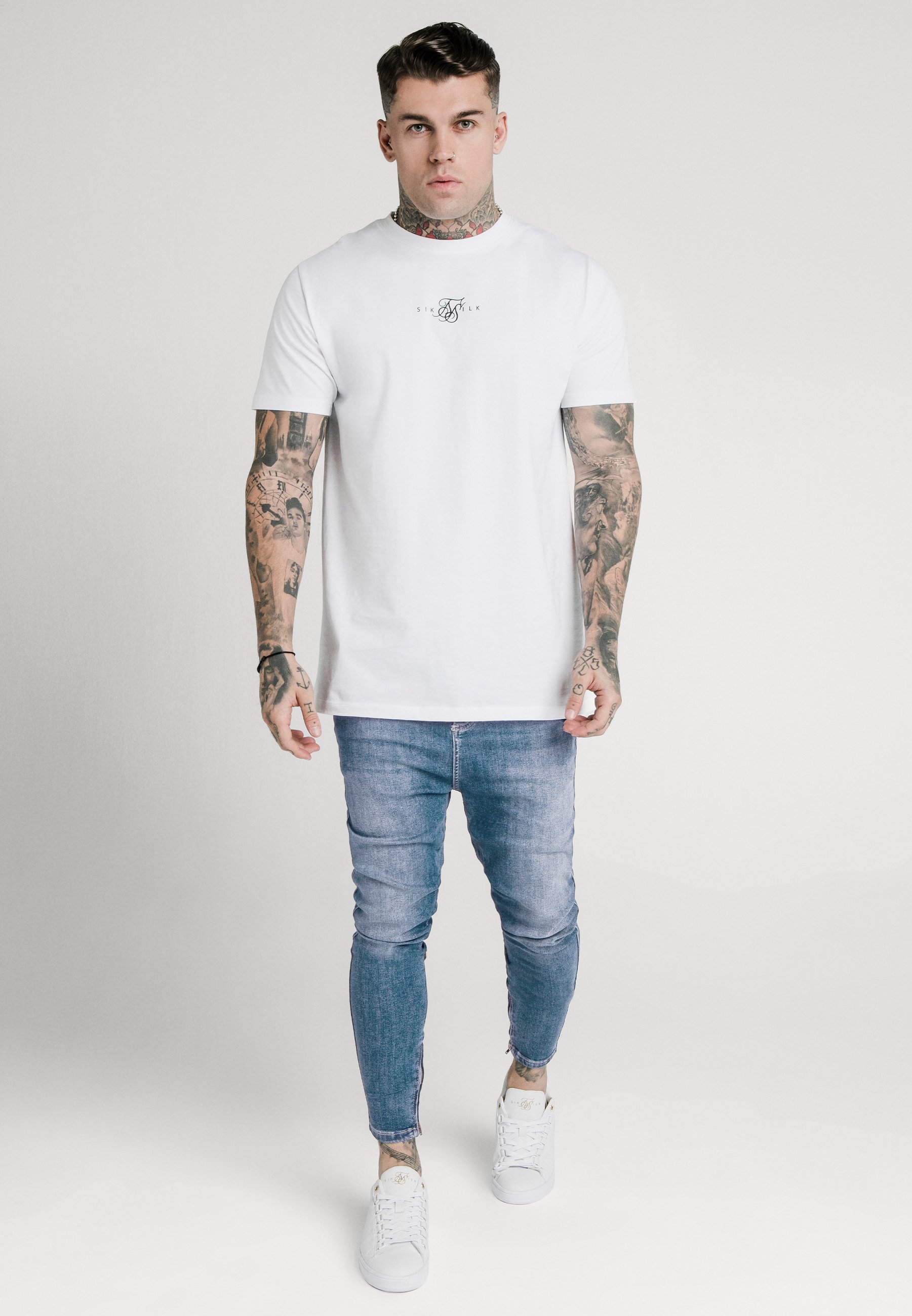 SIKSILK SIKSILK DROP CROTCH - Jeans Skinny Fit - stone blue denim/lapislazzulo  - Zalando.it