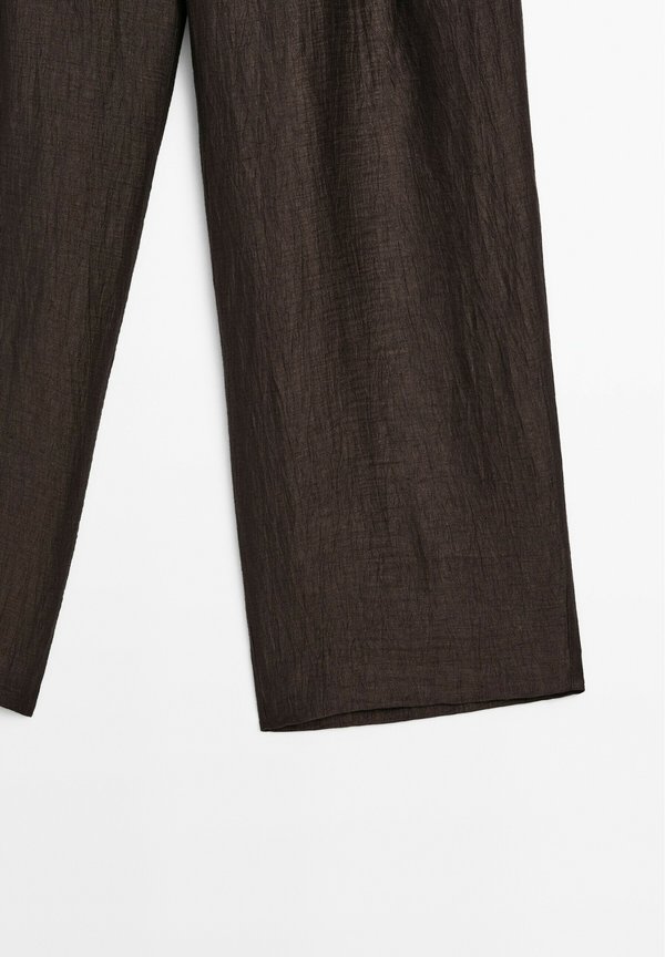 FLUID DART - Trousers - mottled bordeaux4