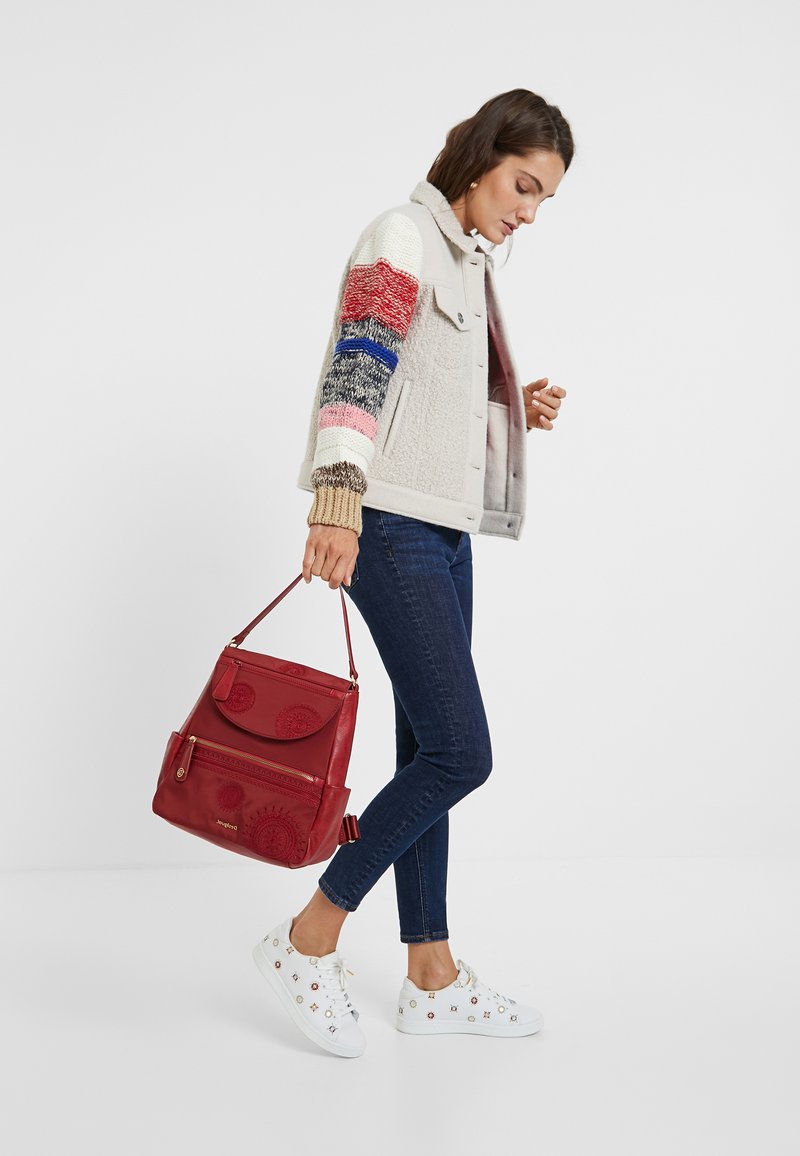 Desigual Fleecejas wit