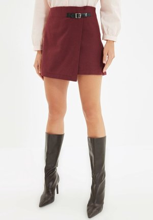 Falda cruzada - bordeaux