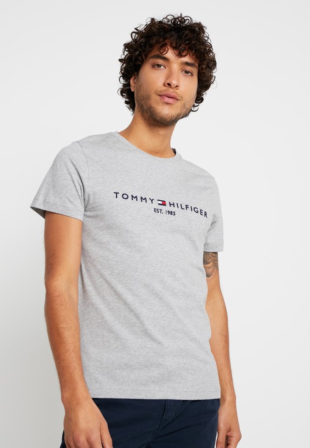 LOGO TEE - T-Shirt print - grey