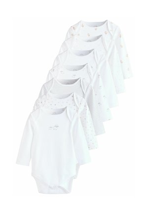 LONG SLEEVE  REGULAR FIT 7 PACK - Body - white delicate animal print