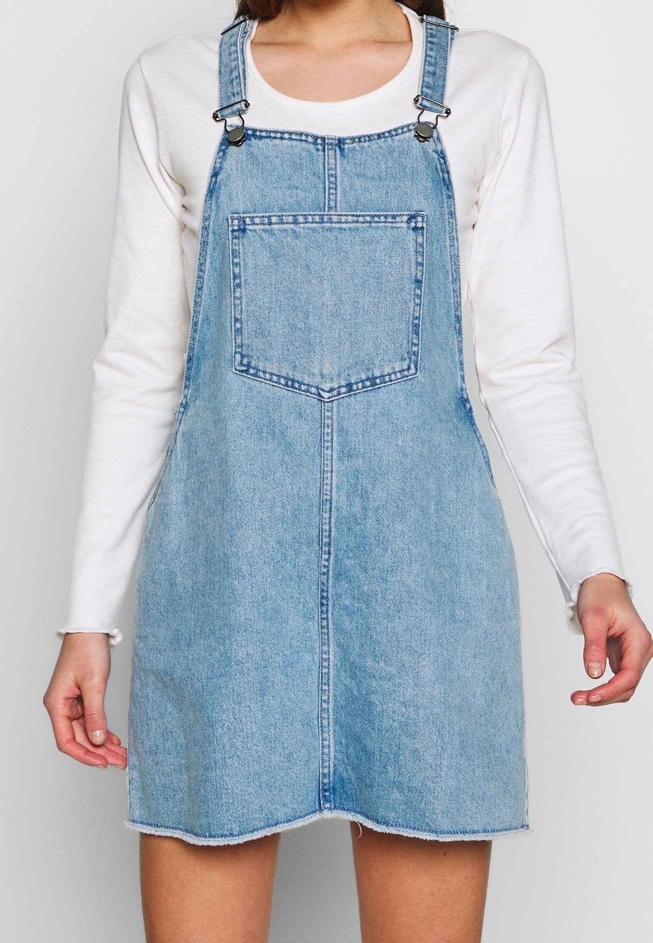 Roxy Denim dress - light blue - (Pre-owned) - Zalando Roxy Denim dress - light blue - (Pre-owned) - Zalando