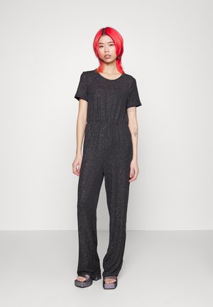 Vero Moda VMKANVA WIDE LEGGED JUMPS - Ολόσωμη φόρμα - black/silver