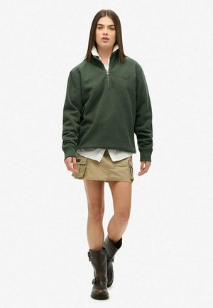 ESSENTIAL LOGO - Sweatshirt - deep forest green marl