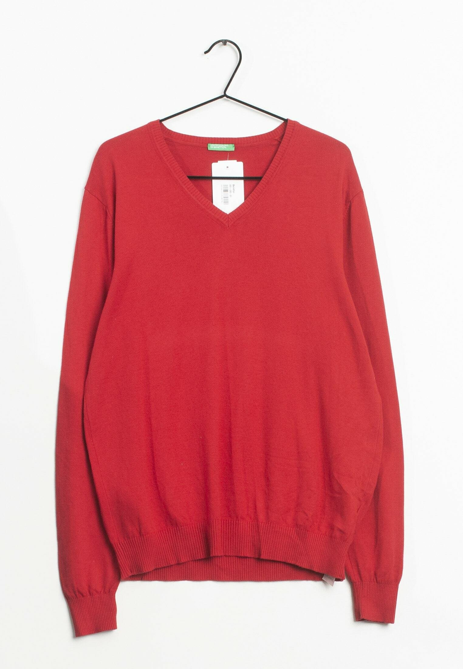 Jerseys Benetton Rojo talla XL International de en Lana - 11768101